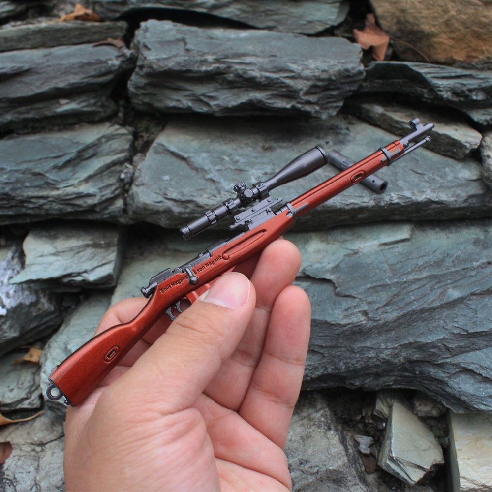 Metal Mosin-Nagant Rifle Miniature Sniper 17CM/6.7"