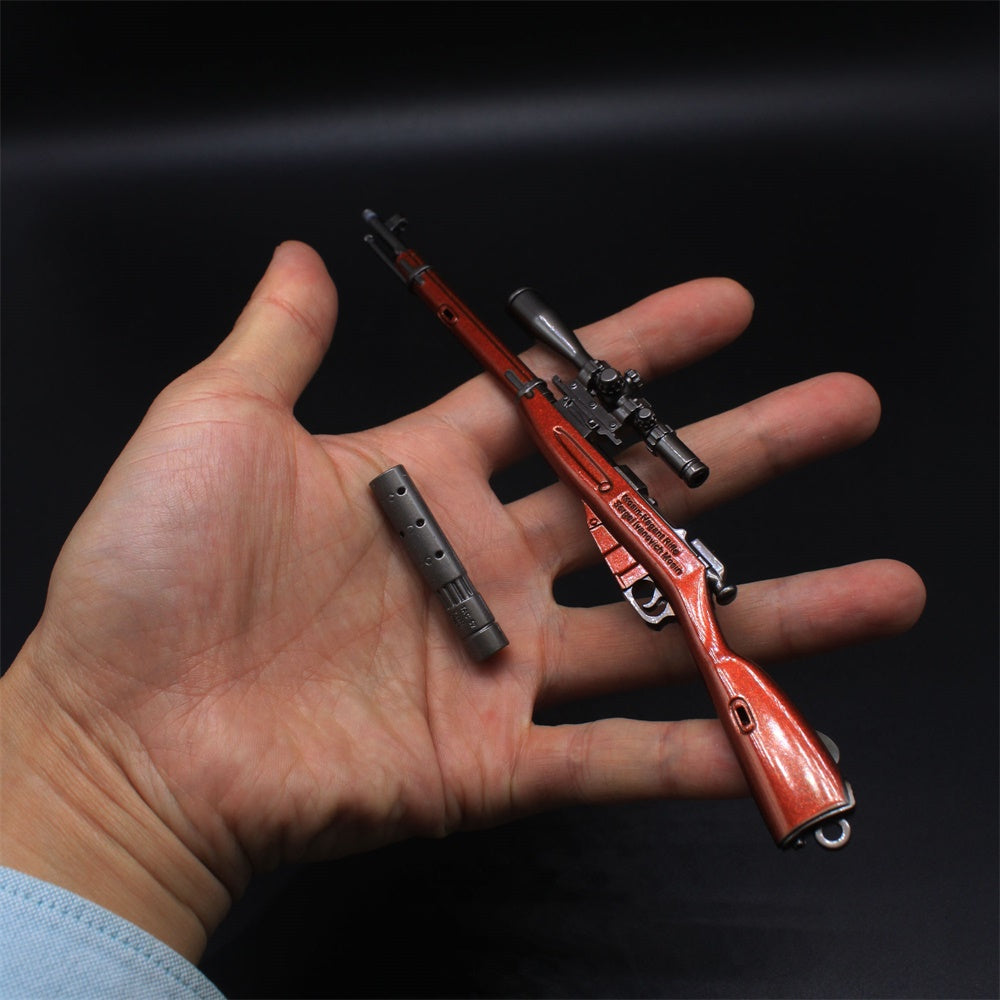 Metal Mosin-Nagant Rifle Miniature Sniper 17CM/6.7"