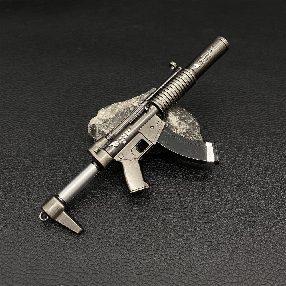 Miniature Metal Suppressed SMG Mp5 SSD 16CM/6.2"