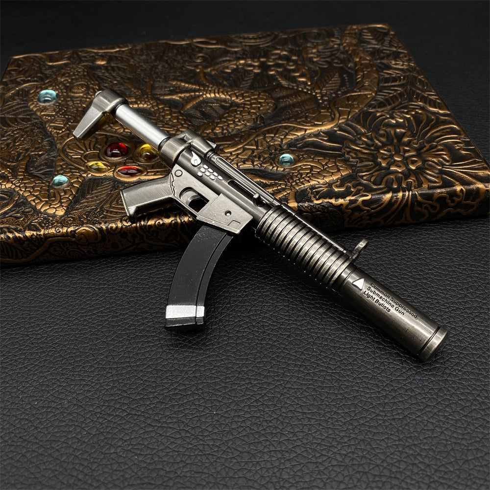 Miniature Metal Suppressed SMG Mp5 SSD 16CM/6.2"