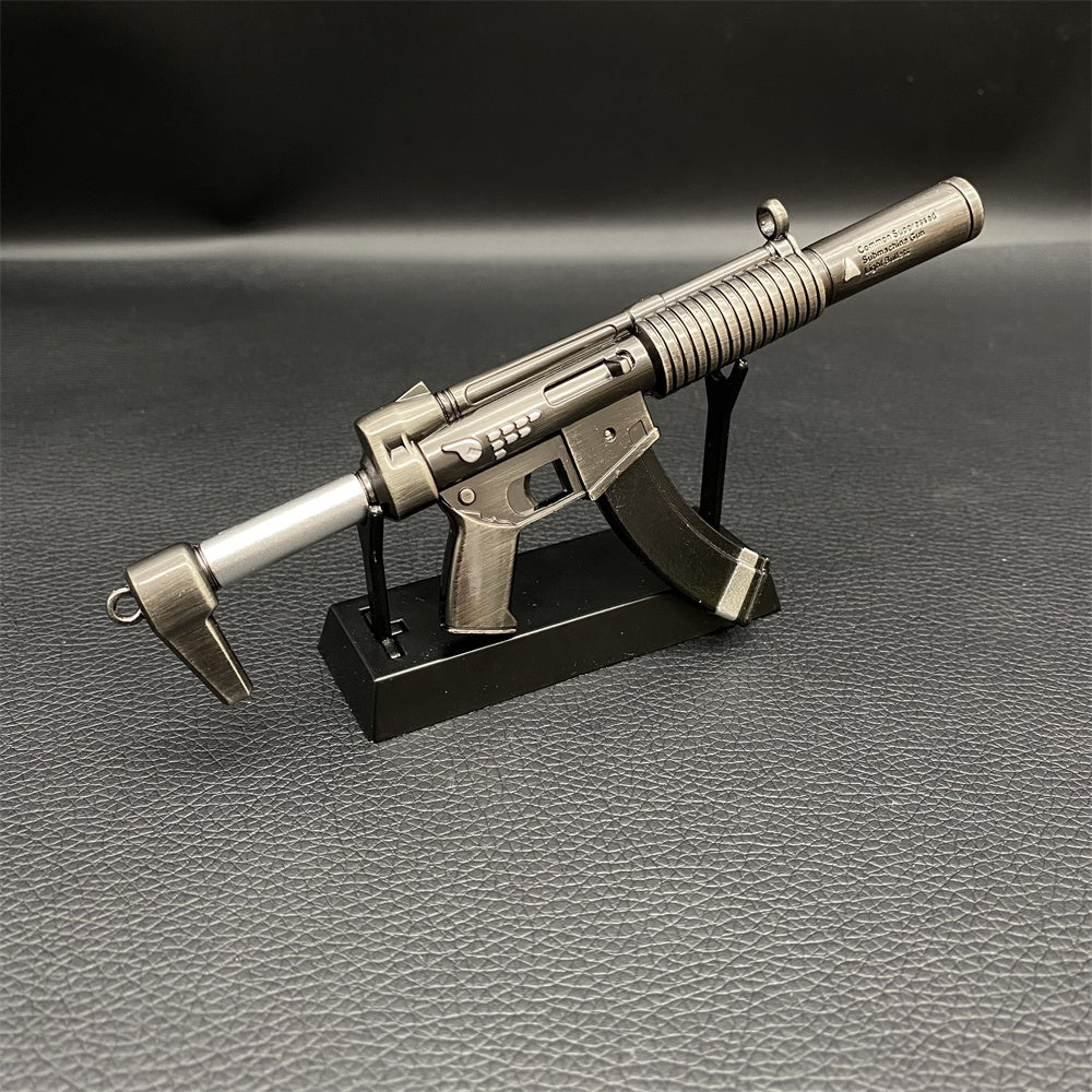 Miniature Metal Suppressed SMG Mp5 SSD 16CM/6.2"