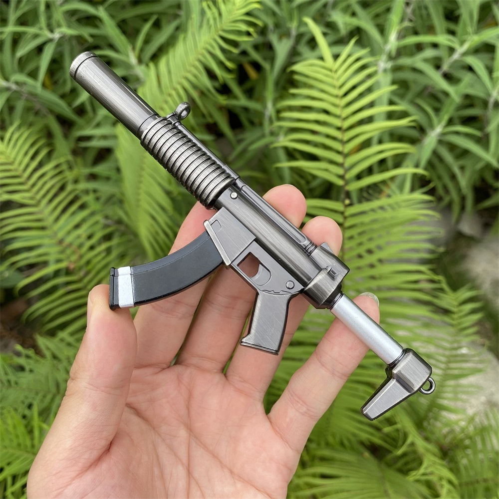 Miniature Metal Suppressed SMG Mp5 SSD 16CM/6.2"