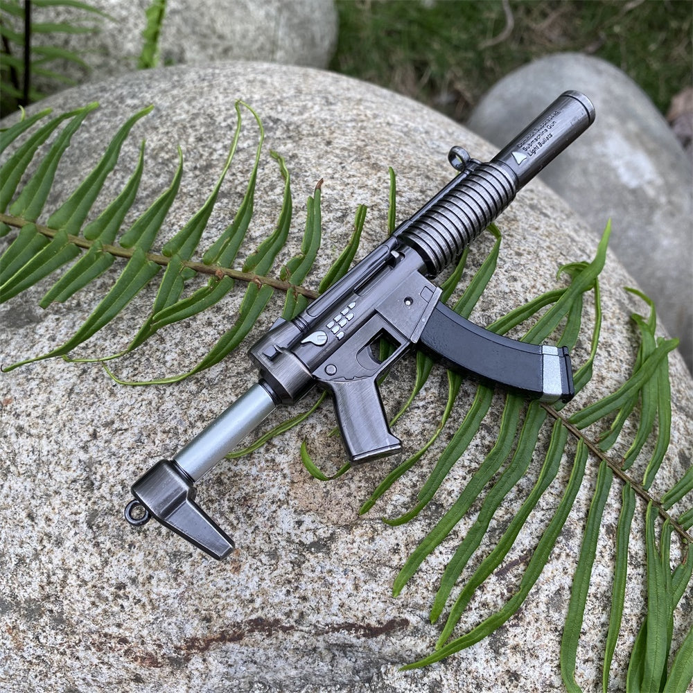 Miniature Metal Suppressed SMG Mp5 SSD 16CM/6.2"