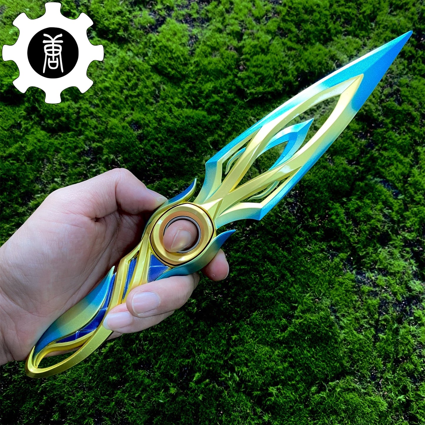 Metal Dull Blade Mystbloom Kunai 11'' Game Prop USA Stock