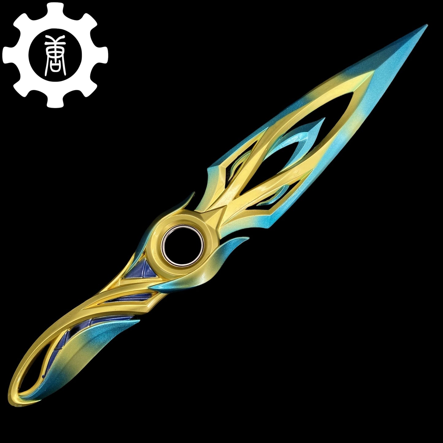 Metal Dull Blade Mystbloom Kunai 11'' Game Prop USA Stock