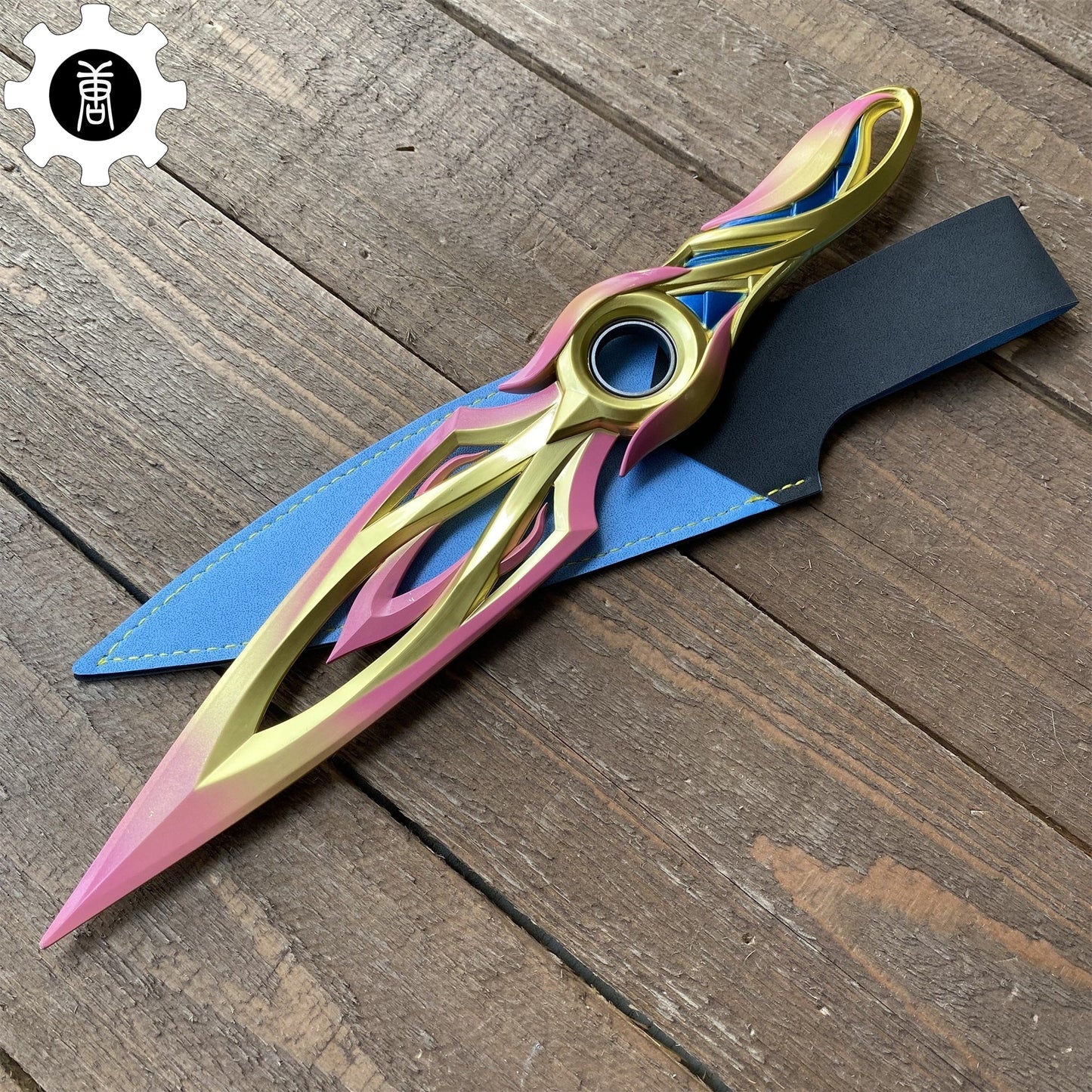 Metal Dull Blade Mystbloom Kunai 11'' Game Prop USA Stock