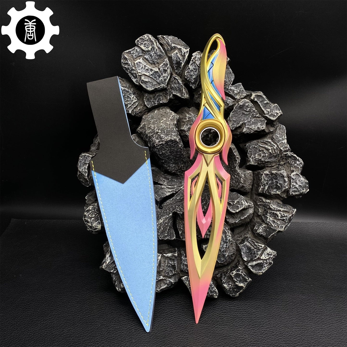 Metal Dull Blade Mystbloom Kunai 11'' Game Prop USA Stock