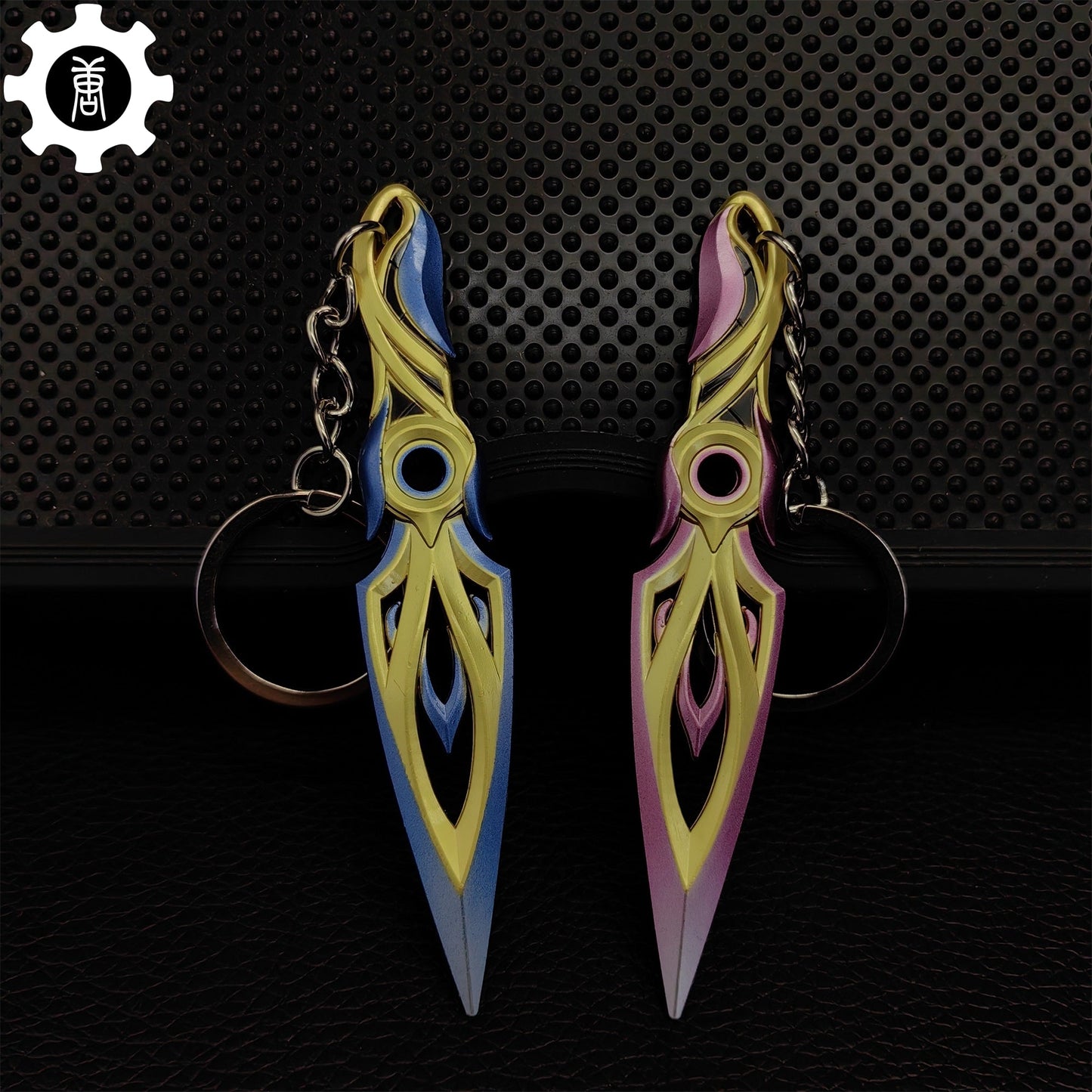 Metal Mystbloom Kunai Tiny Keychain Pendant