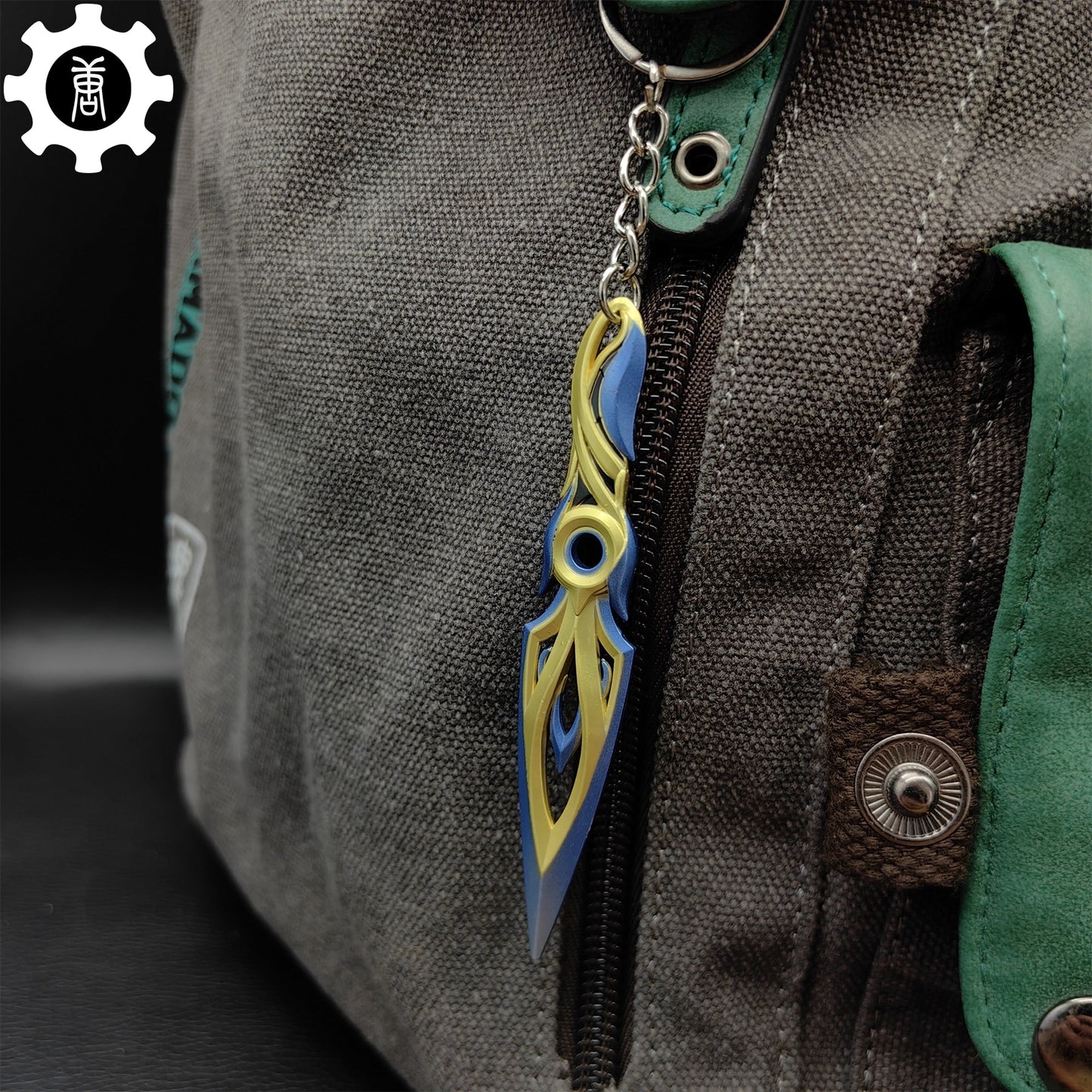 Metal Mystbloom Kunai Tiny Keychain Pendant