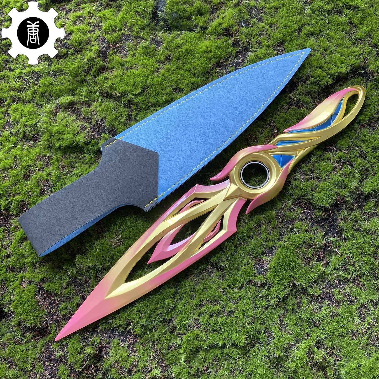 Metal Dull Blade Mystbloom Kunai 11'' Game Prop USA Stock