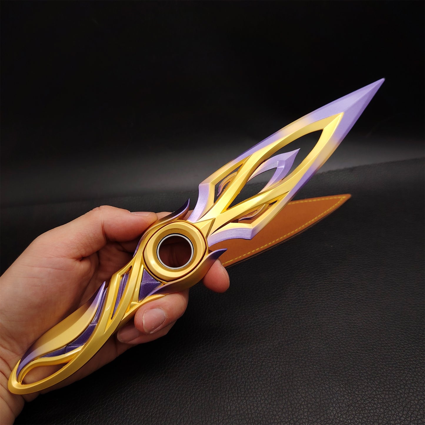 Metal Dull Blade Mystbloom Kunai 11'' Game Prop 3 Colors