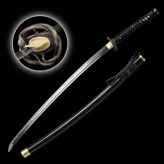 Skyrim Katana Blade Sword Akaviri Sword Manganese Steel IRL Replica