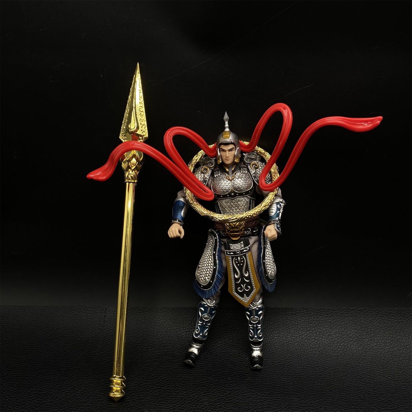 Ne Zha Fire Tipped Spear Universe Ring Red Armillary Sash Replicas
