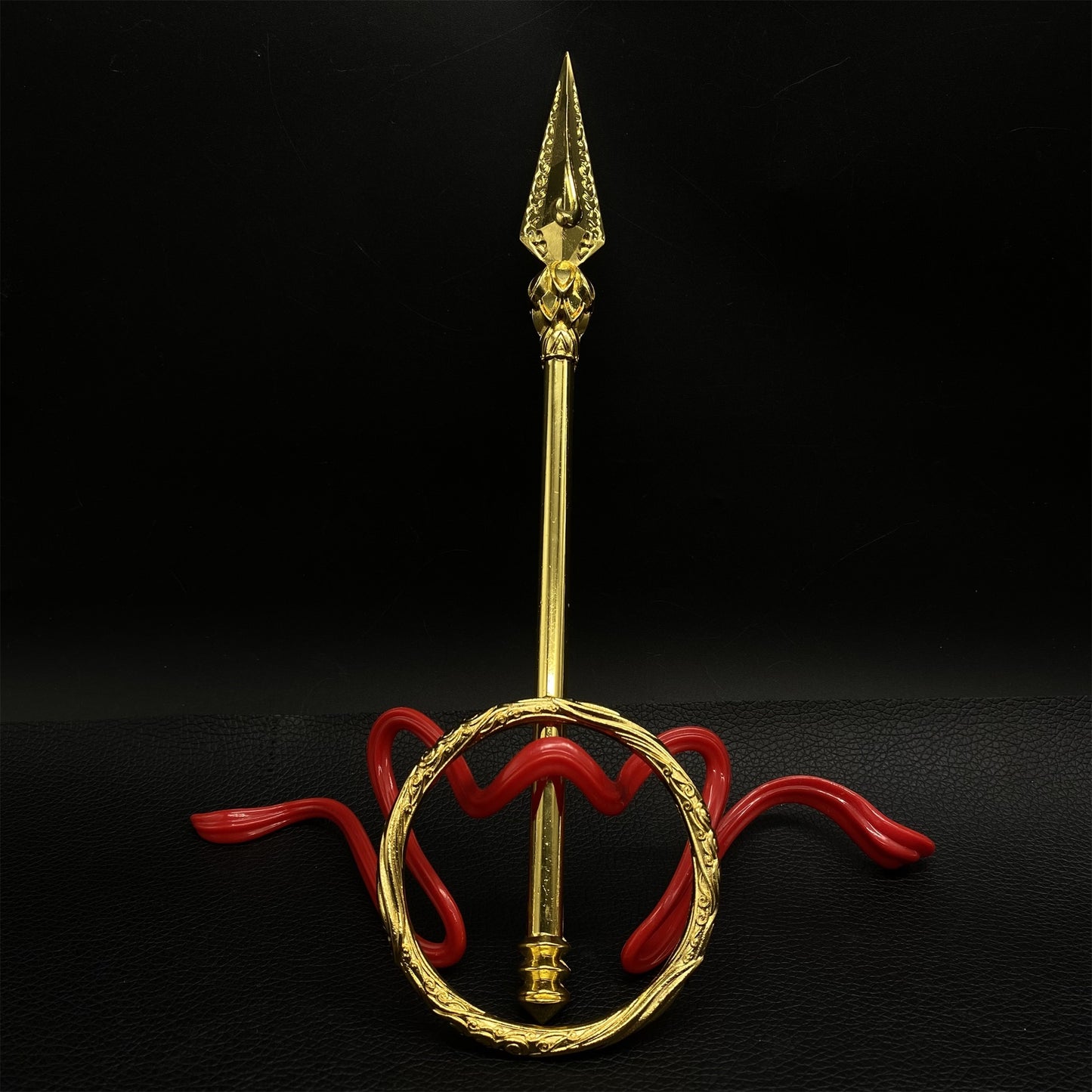Ne Zha Fire Tipped Spear Universe Ring Red Armillary Sash Replicas