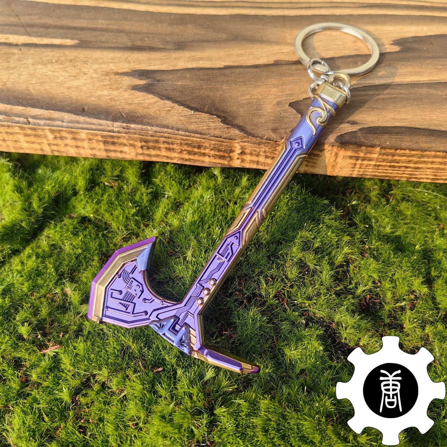 Neo Frontier Axe Keychain Melee Weapon Backpack Pendant