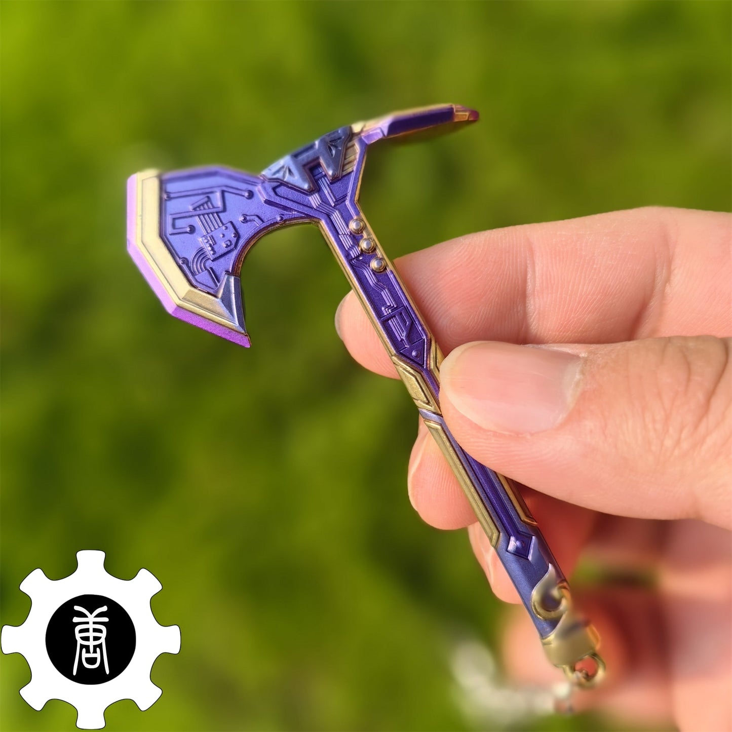 Neo Frontier Axe Keychain Melee Weapon Backpack Pendant