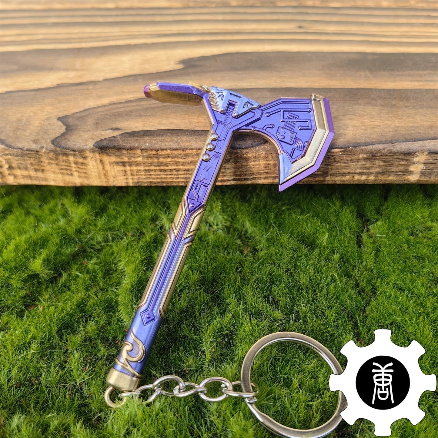 Neo Frontier Axe Keychain Melee Weapon Backpack Pendant
