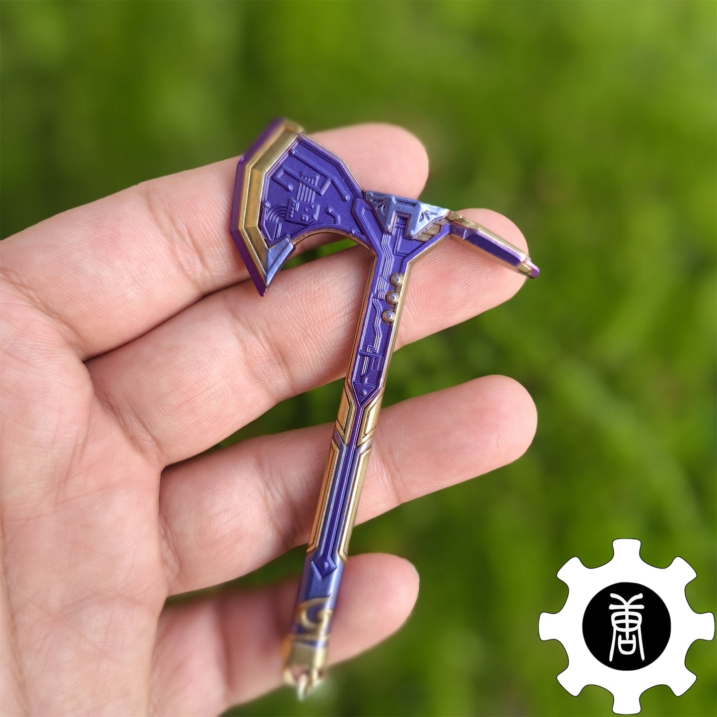 Neo Frontier Axe Keychain Melee Weapon Backpack Pendant