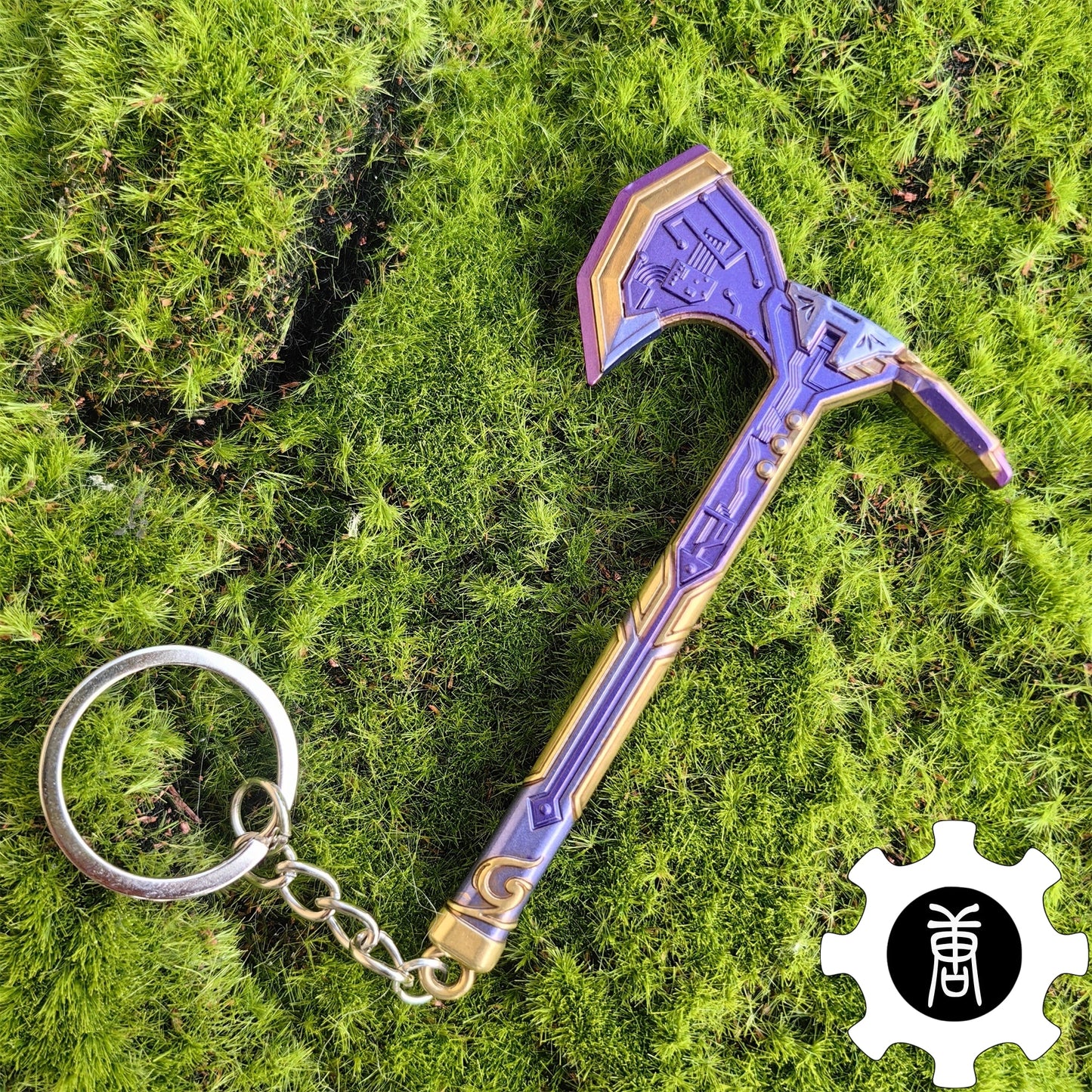 Neo Frontier Axe Keychain Melee Weapon Backpack Pendant