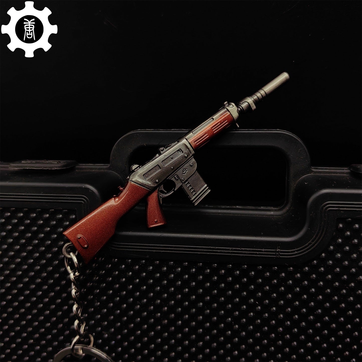 Mini Neo Frontier Phantom Gun Keychain Metal Pendant