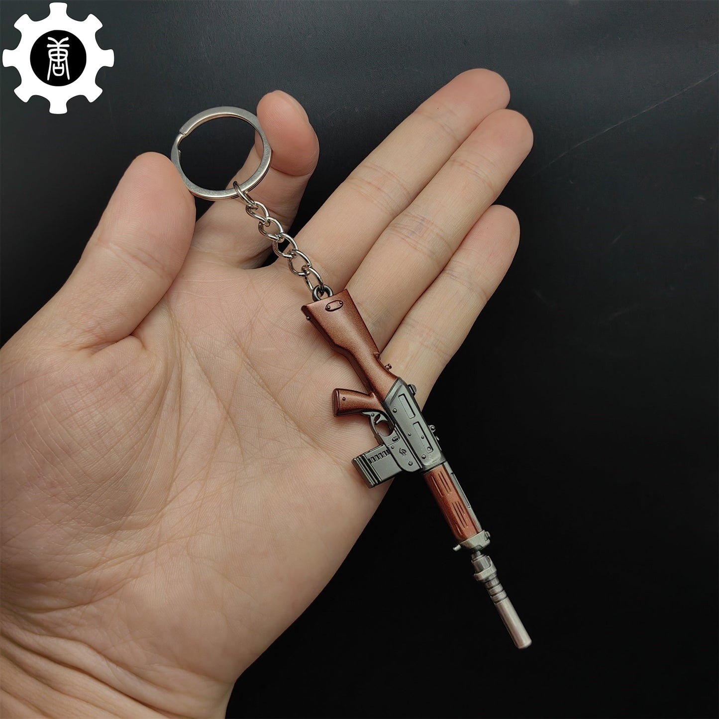 Mini Neo Frontier Phantom Gun Keychain Metal Pendant