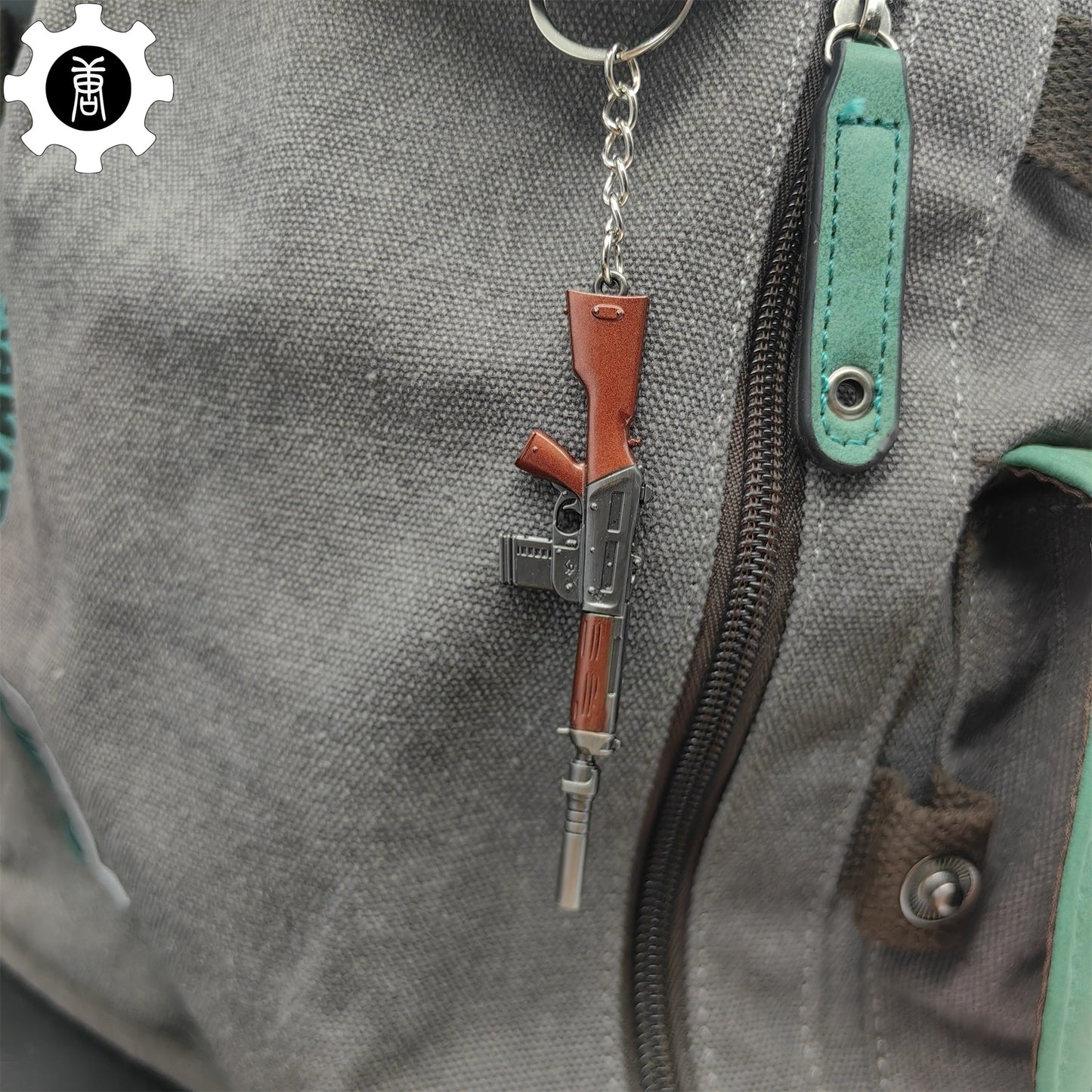 Mini Neo Frontier Phantom Gun Keychain Metal Pendant