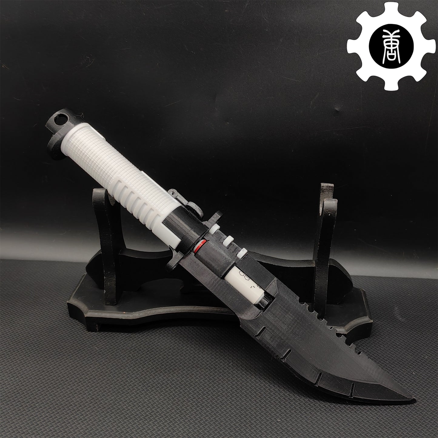 3D Printed Neurotoxin Combat Knife Cosplay Prop