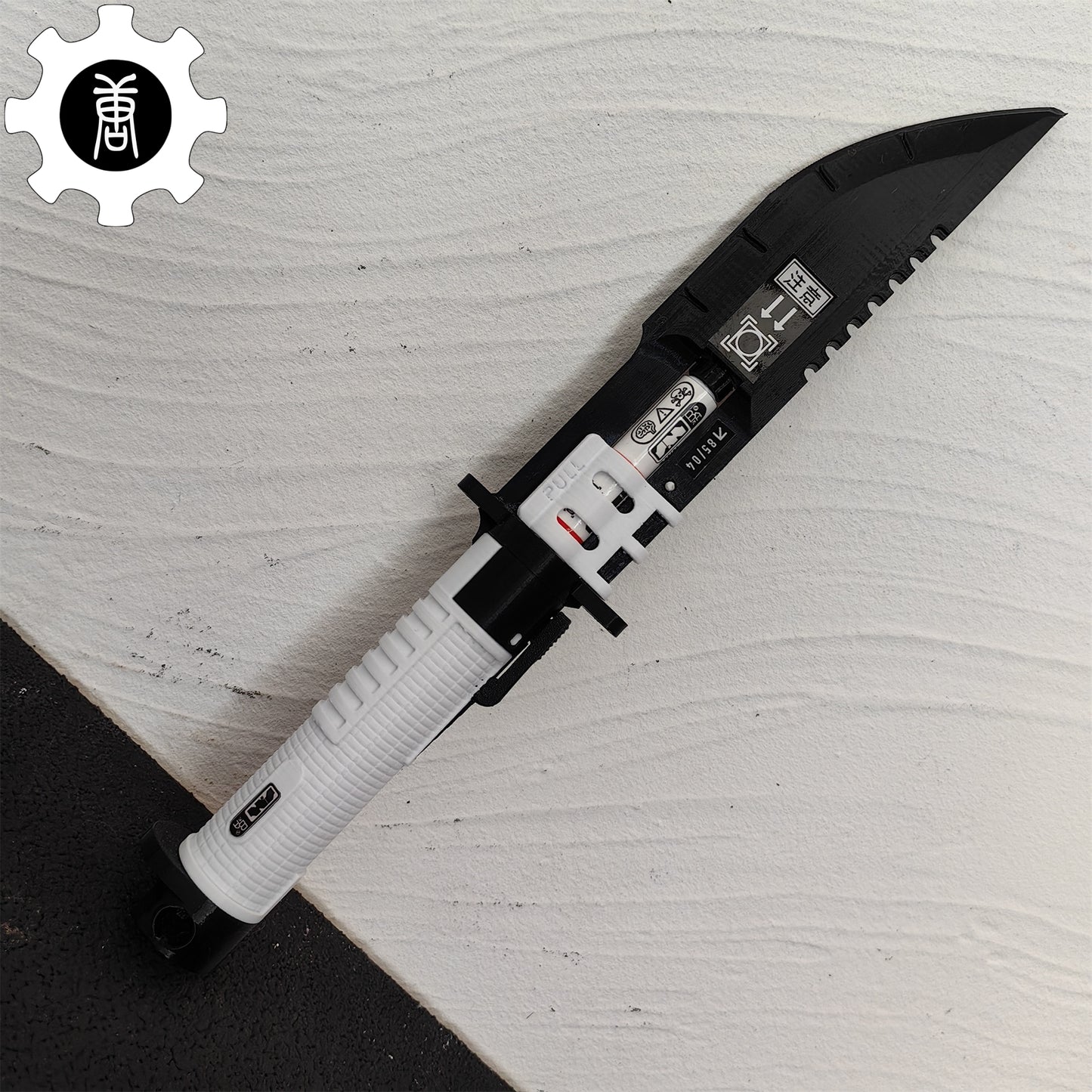 3D Printed Neurotoxin Combat Knife Cosplay Prop