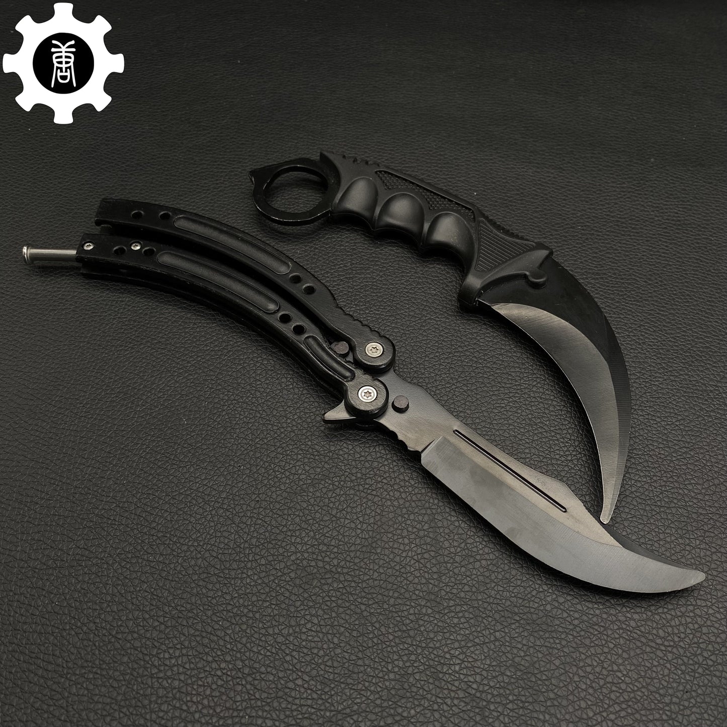 Night Skin Balisong Karambit Stickers Keychains AK Gift Case