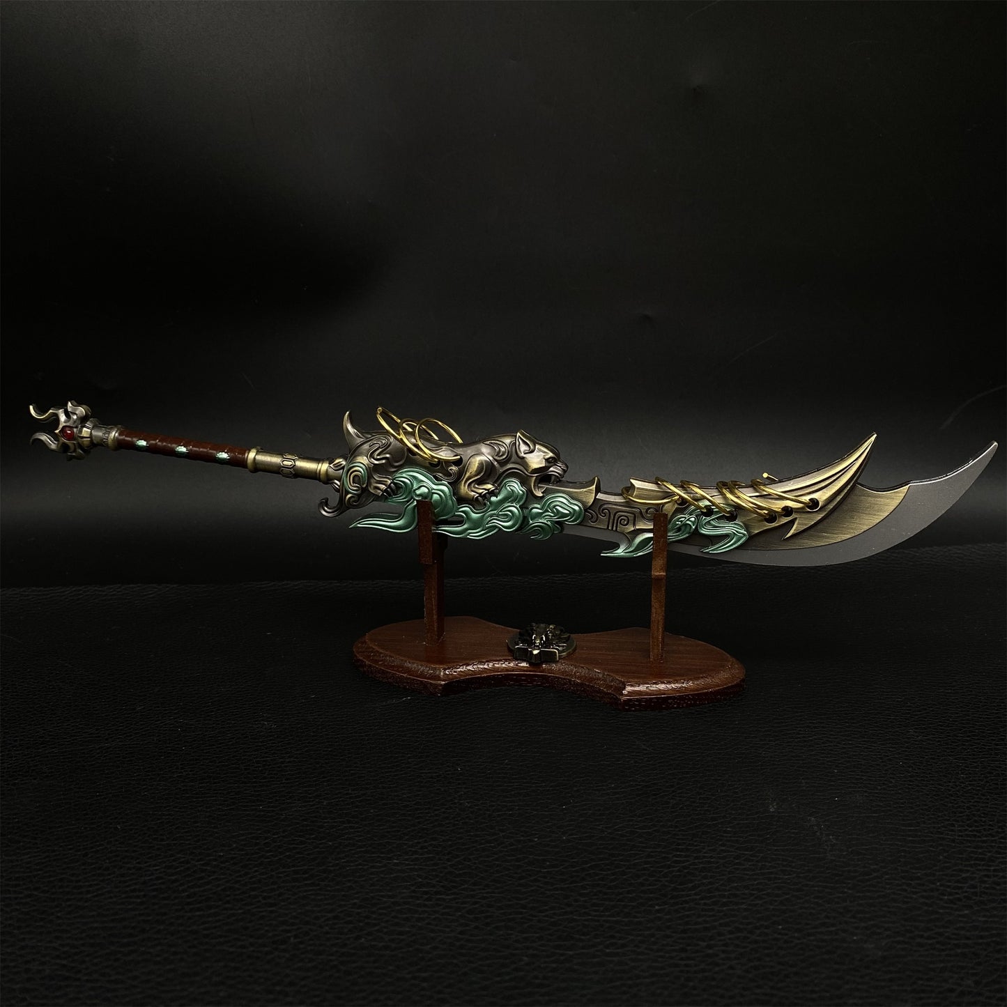 Cold Weapon Zhu Yin Nine-ring Broadsword Metal Replica