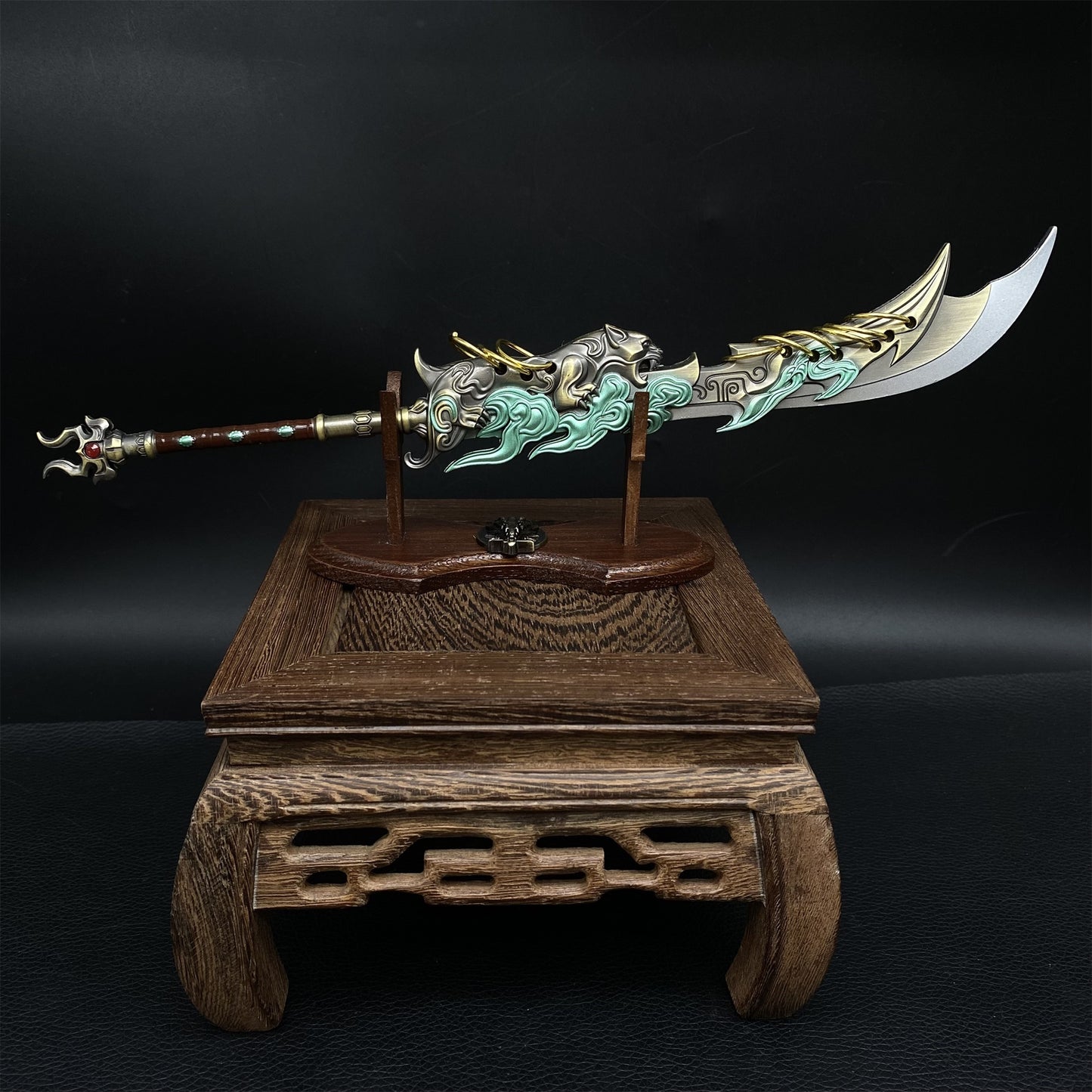 Cold Weapon Zhu Yin Nine-ring Broadsword Metal Replica