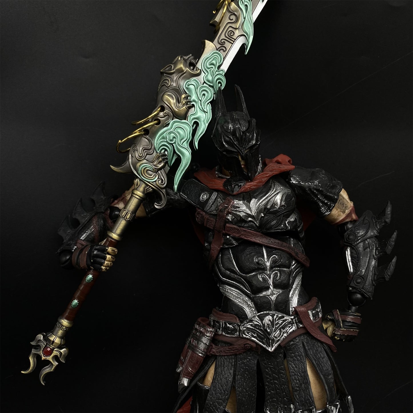 Cold Weapon Zhu Yin Nine-ring Broadsword Metal Replica