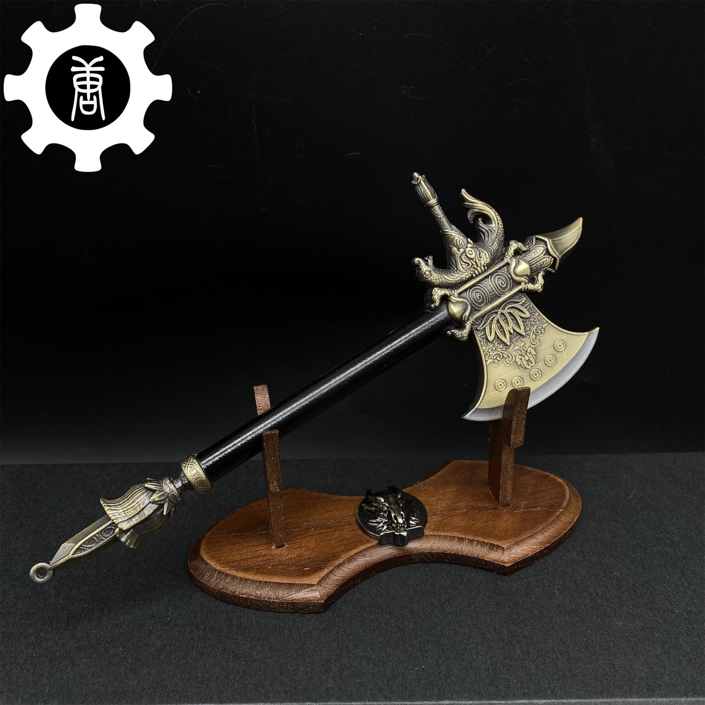 1-Layer Handmade Oak Wood Mini Display Holder