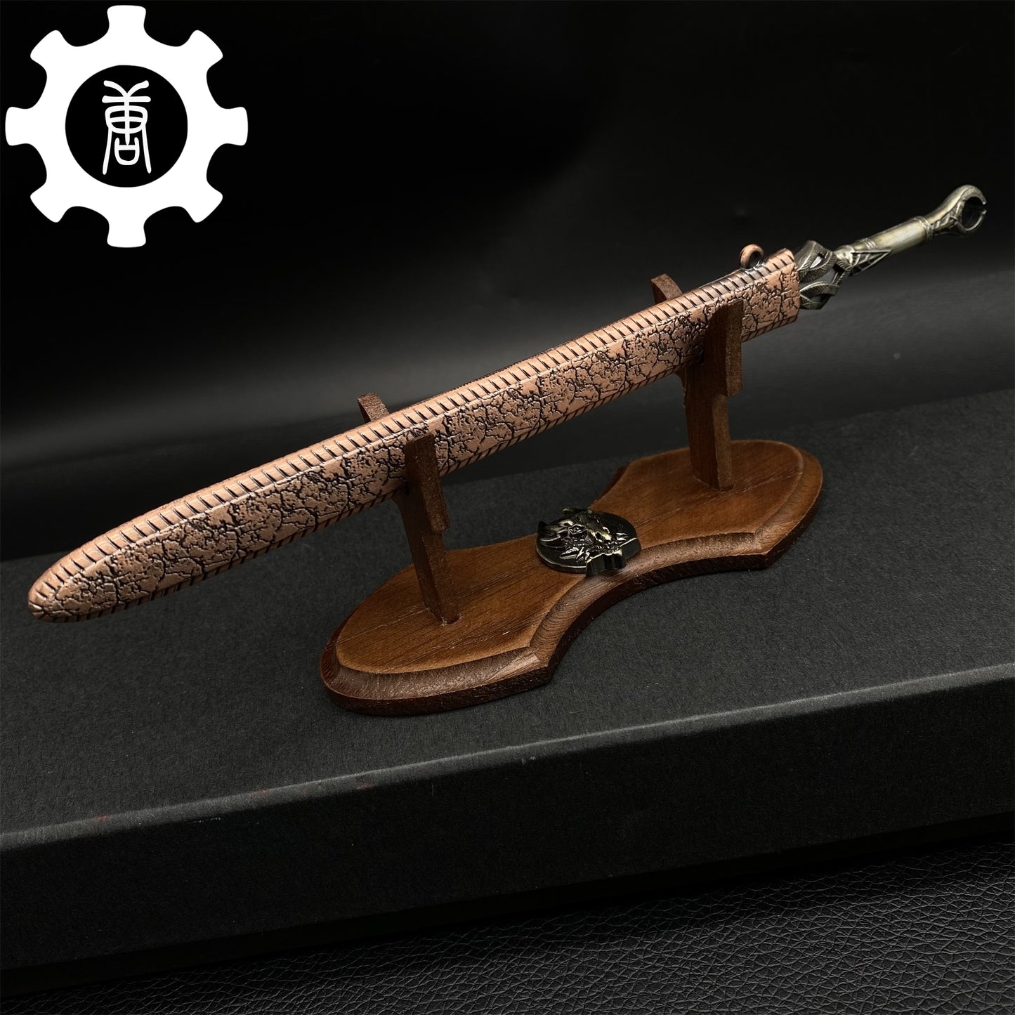 1-Layer Handmade Oak Wood Mini Display Holder
