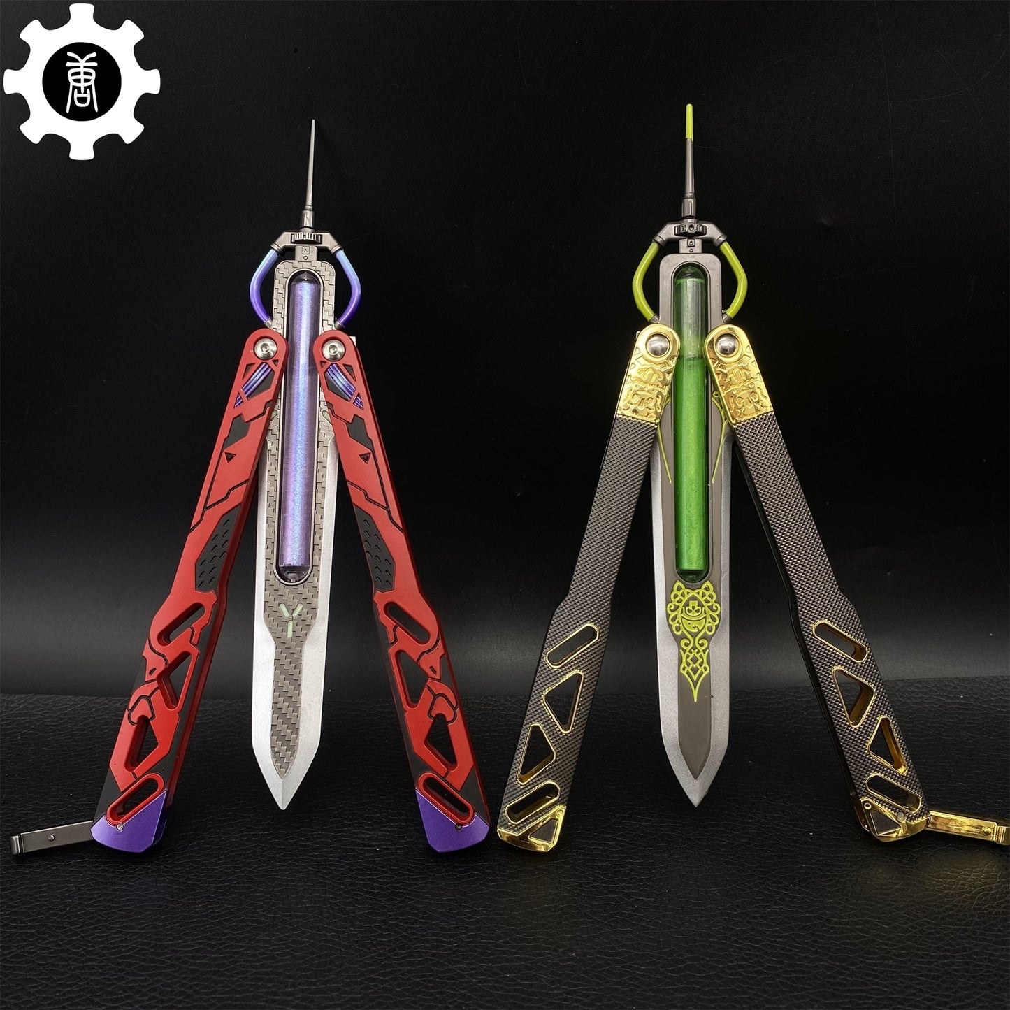 Octane Heirloom Recolor & V3 Balisong 2 In 1 Pack