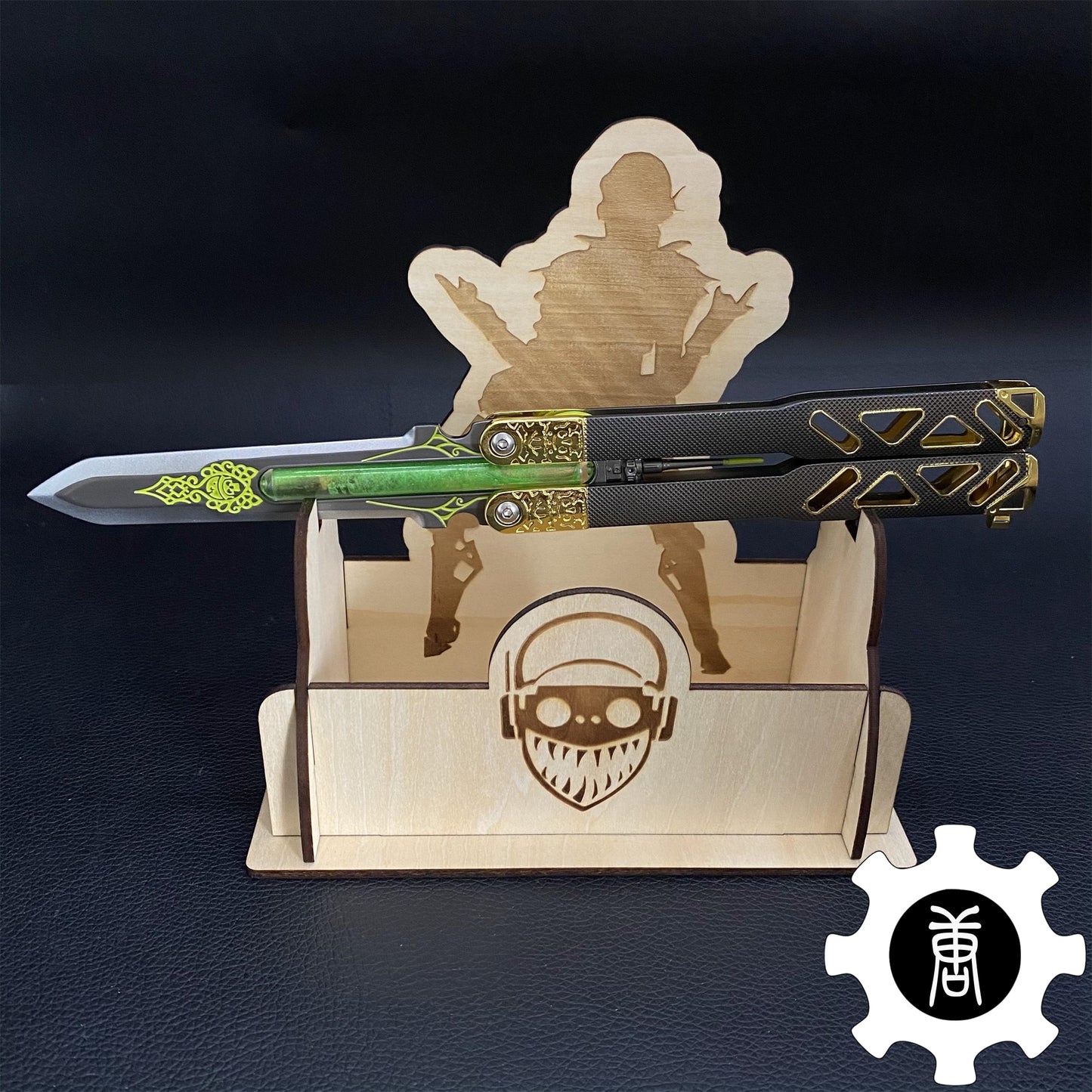 Octane Heirloom V3 Real Liquid Tube Octane Balisong Metal Replica