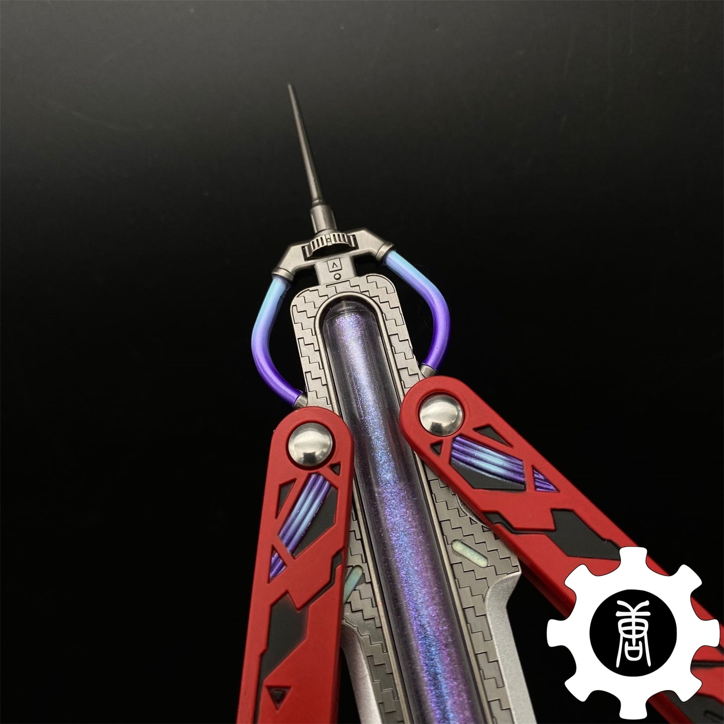 Octane Heirloom Recolor Replica-Octane Balisong Prototype Prop