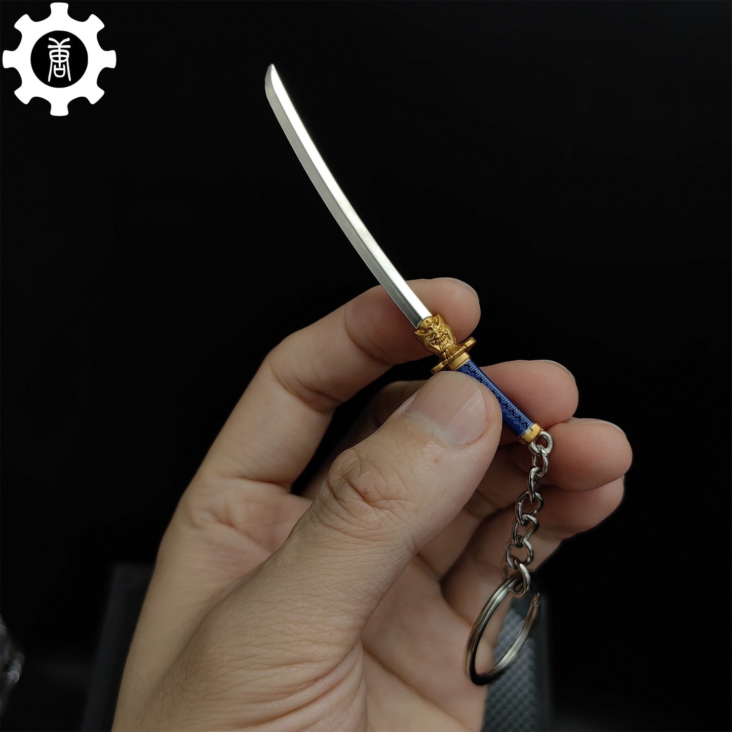 Val Onimaru Kunitsuna Katana Keychain Metal Pendant