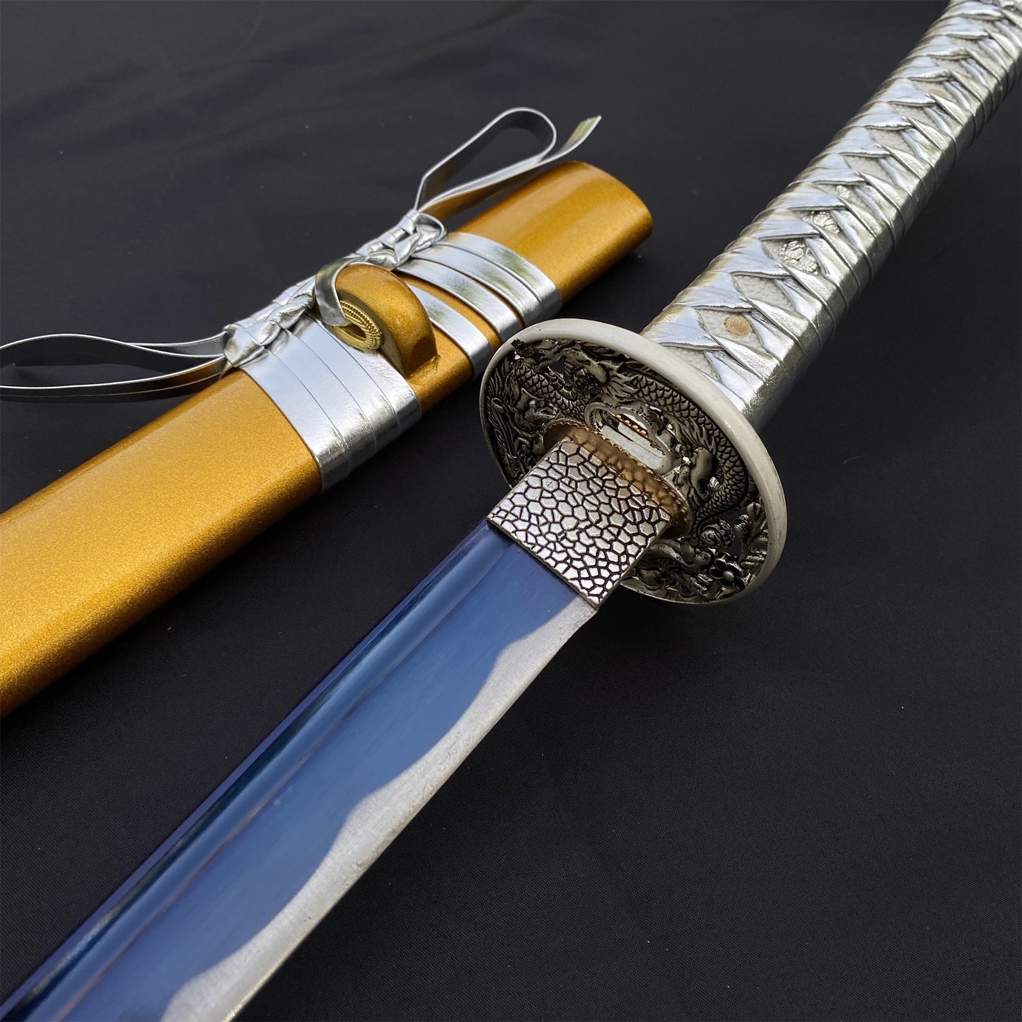 Golden Dragon Katana Samurai Sword