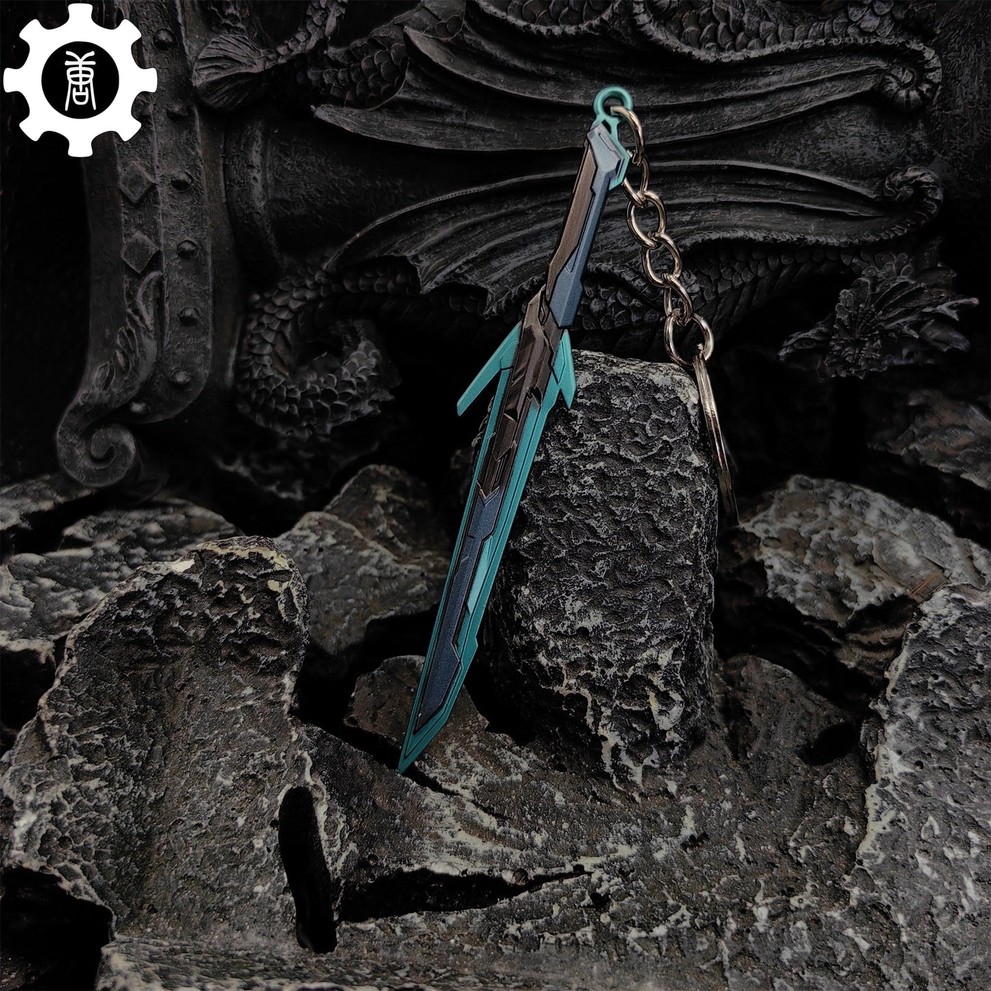 Mini Orion Sword Metal Keychain