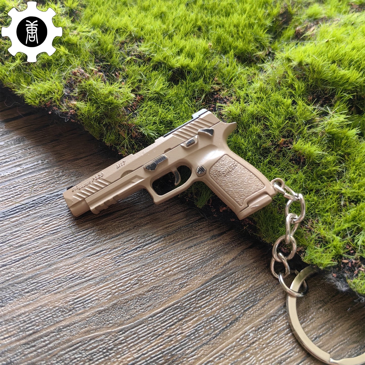 12 In 1 Metal World Famous Pistol Revolver Gun Keychain