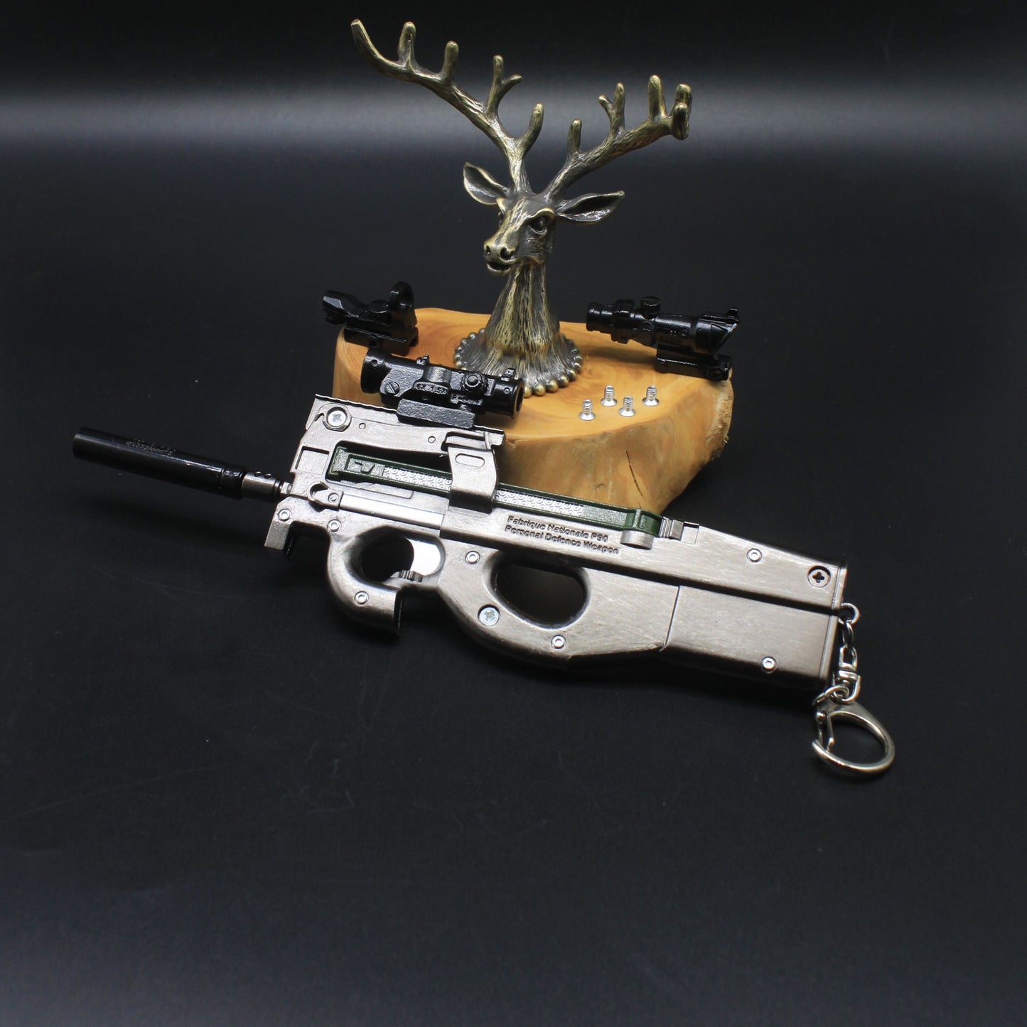 P90 Mental Submachine Miniature Gun 14CM/5.5"