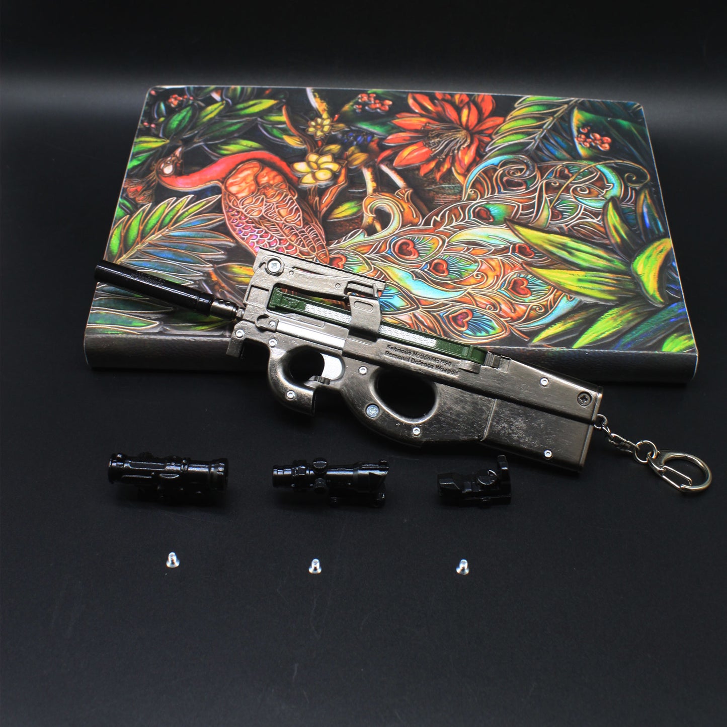 P90 Mental Submachine Miniature Gun 14CM/5.5"