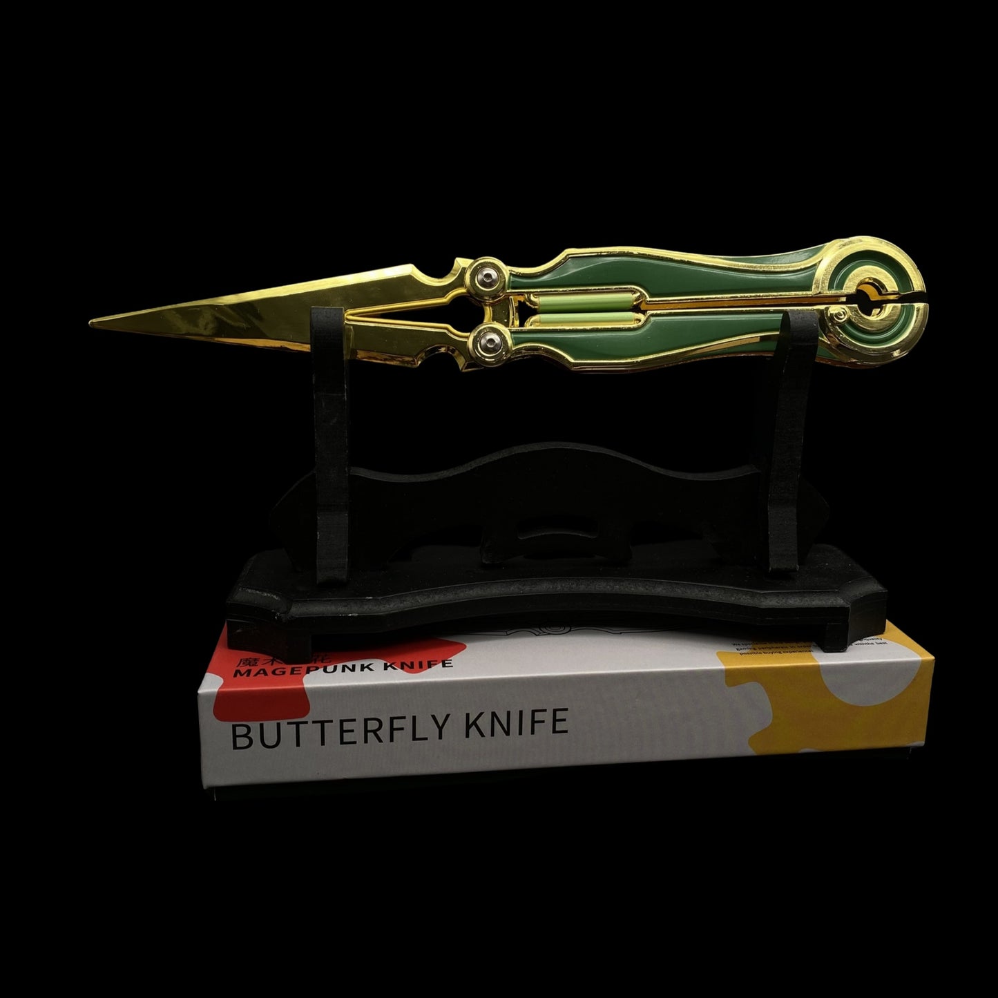 Metal Magepunk 3.0 Sparkswitch Knife Dull Blade Replica For Display