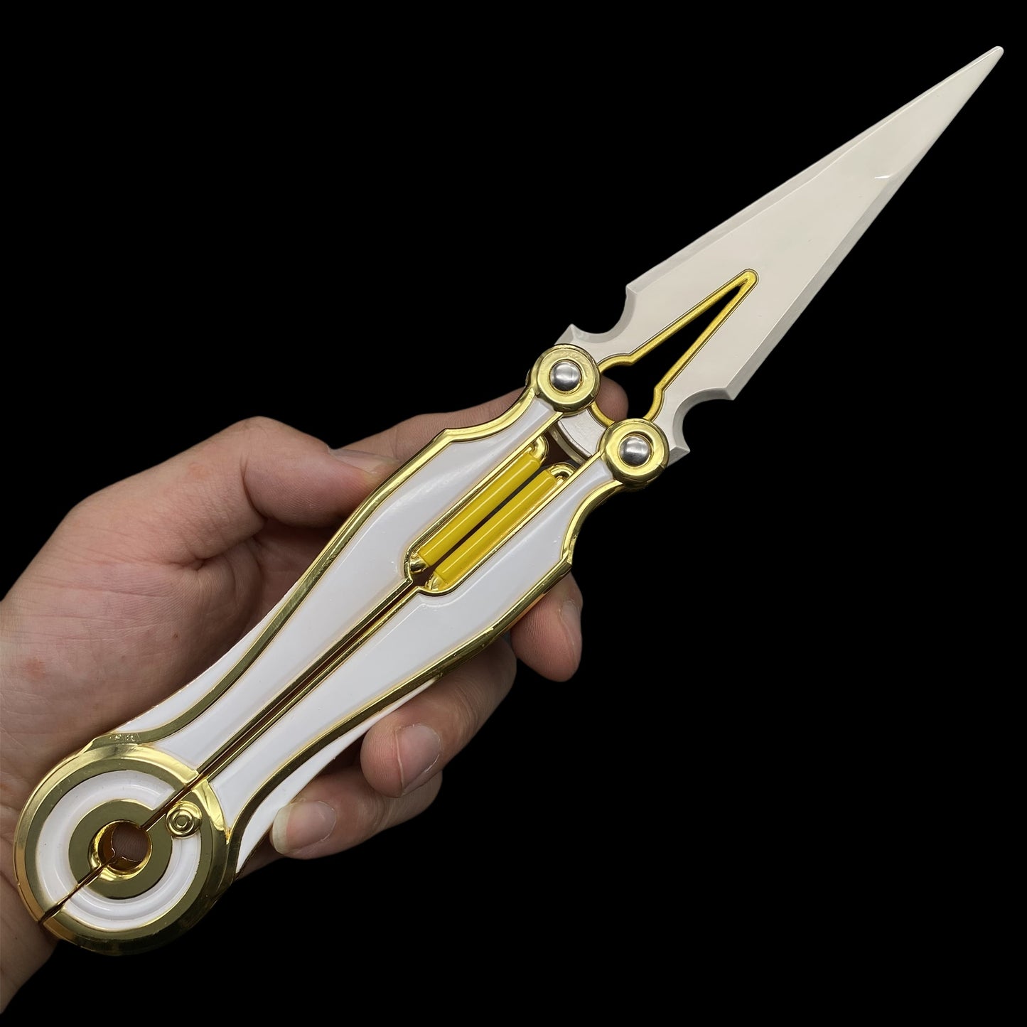 Metal Magepunk 3.0 Sparkswitch Knife Dull Blade Replica For Display
