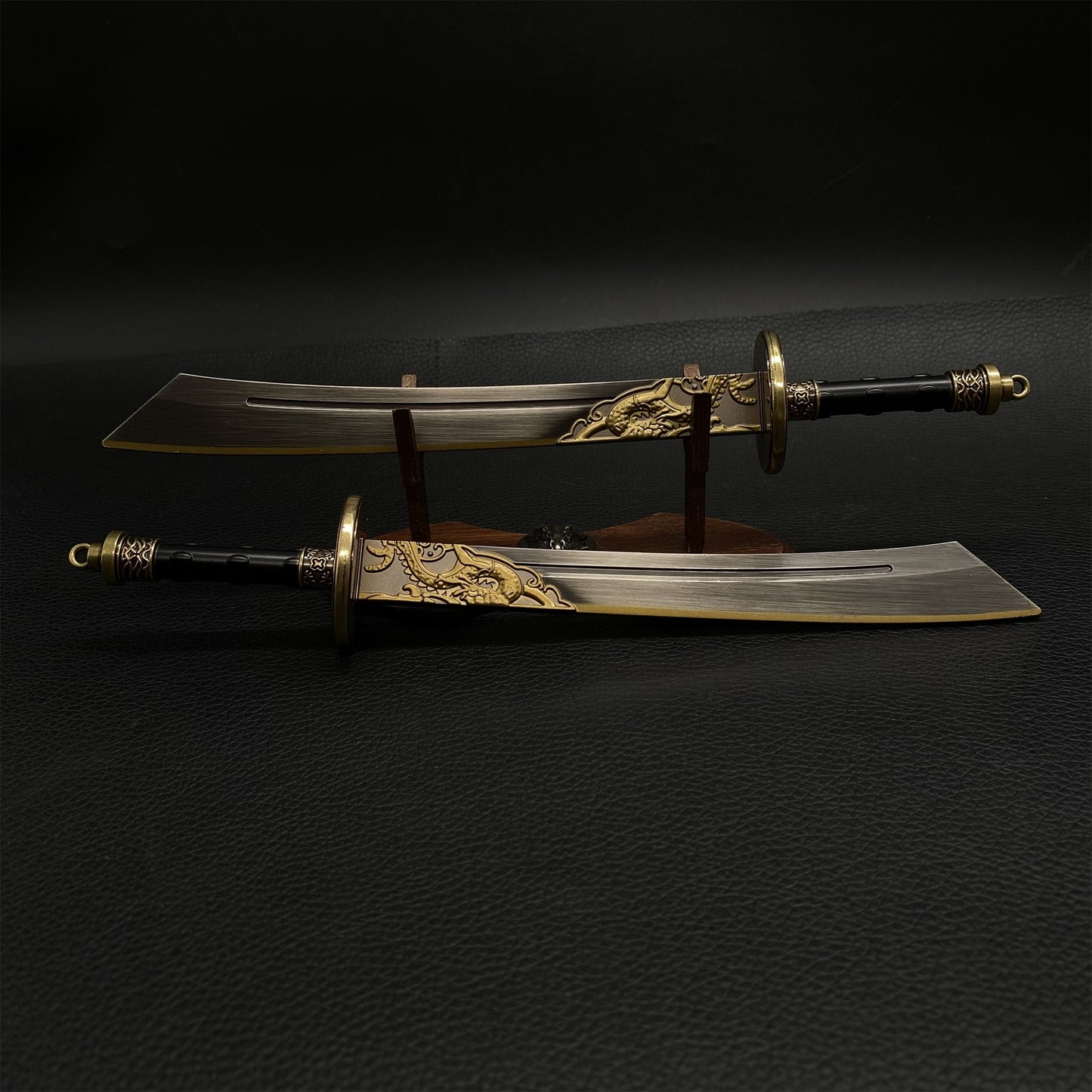 Peaceful Twin Blades Metal Replica