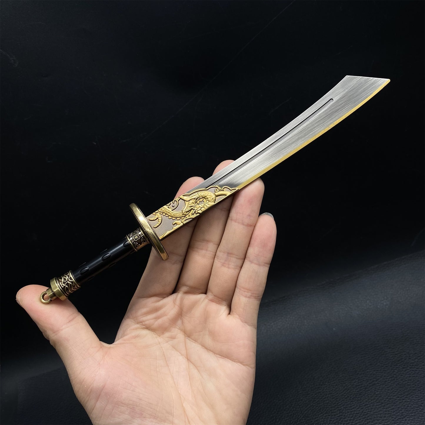 Peaceful Twin Blades Metal Replica