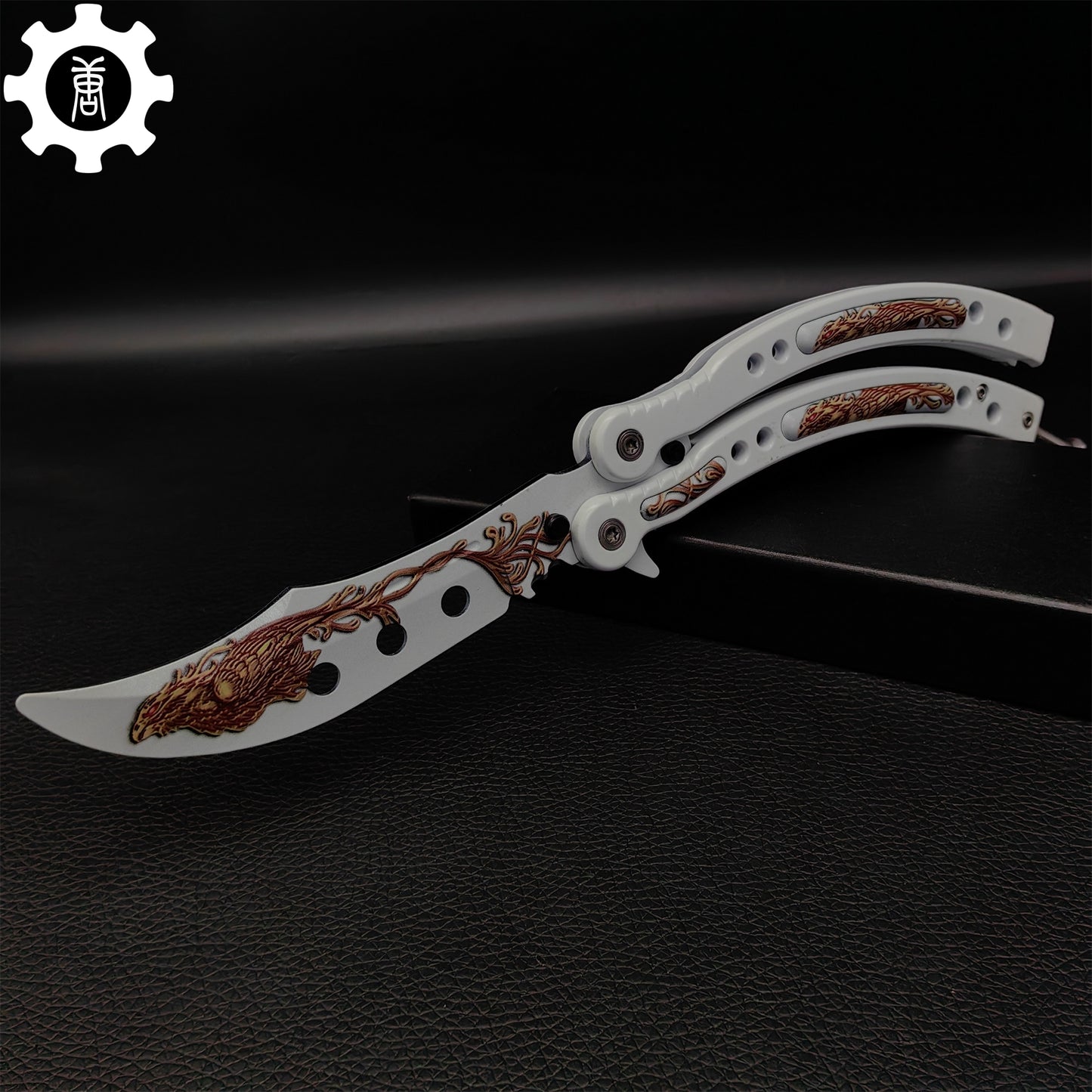 Phoenix Balisong Metal Butterfly Knife Game Prop