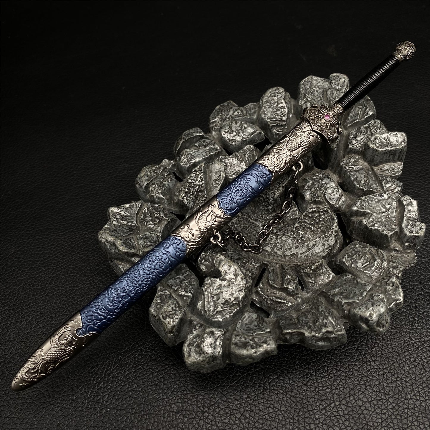 Phoenix Seeking A Mate Sword Metal Miniature