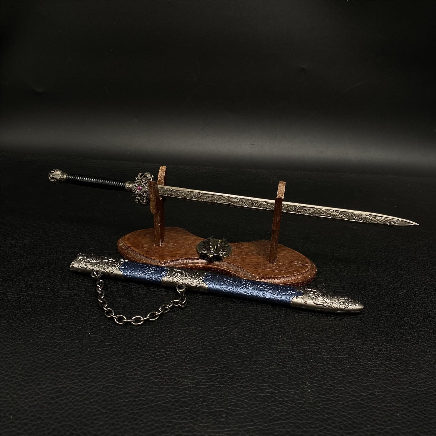 Phoenix Seeking A Mate Sword Metal Miniature